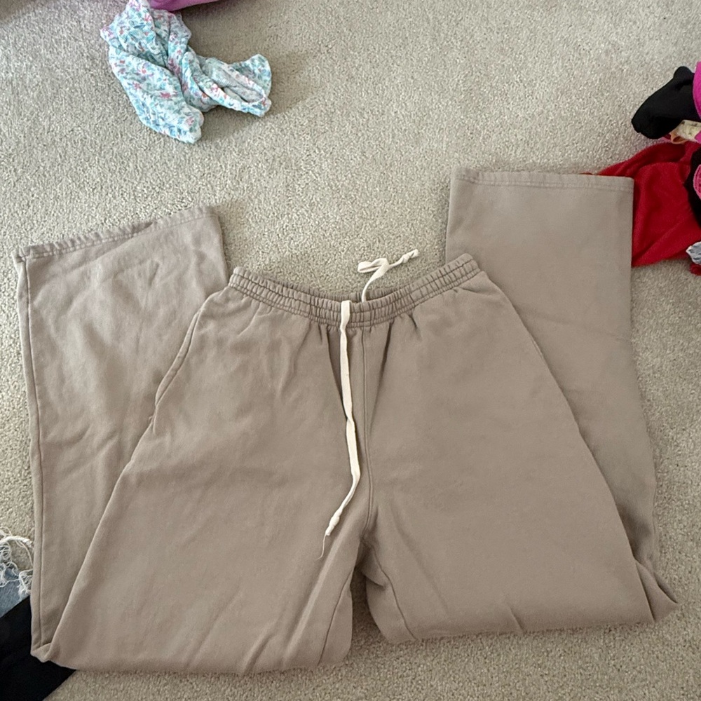 Brandy Melville Beige Sweatpants